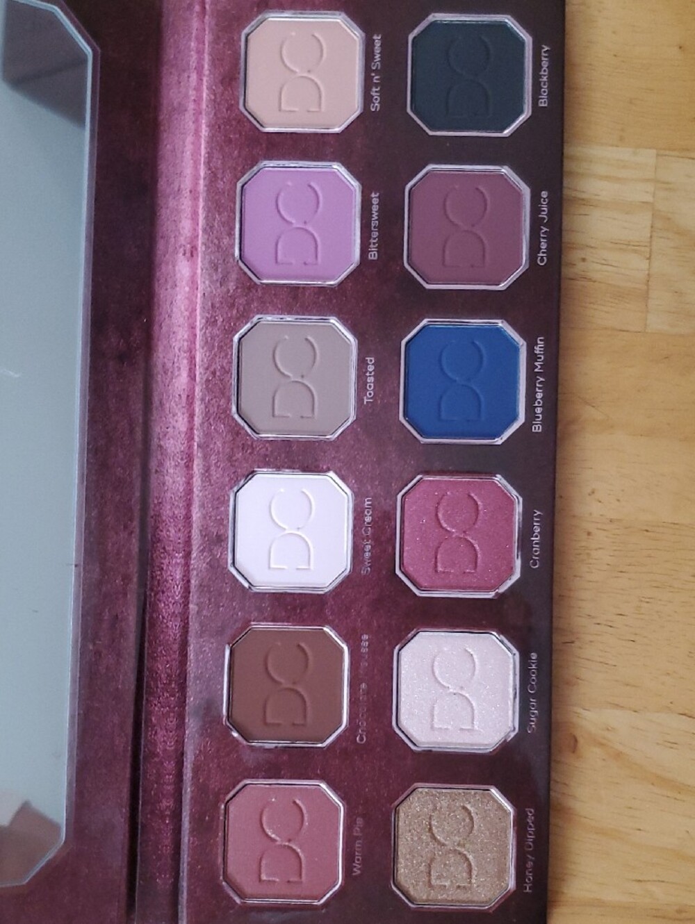 Dominique Cosmetics Rose Gold Metallic Palette Case